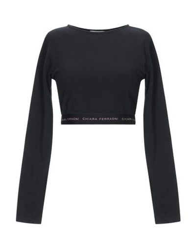 Chiara Ferragni Hooded Sweatshirt In Black