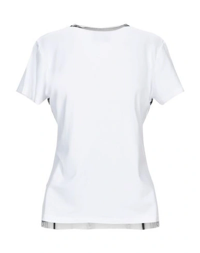 Shop Atos Lombardini T-shirts In White
