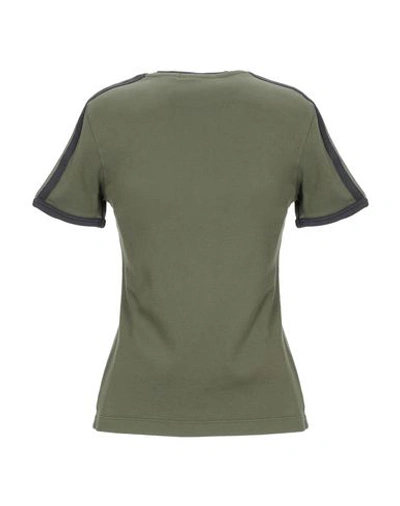 Shop Adidas X Yeezy Woman T-shirt Green Size Xs Cotton, Polyester