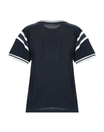 Shop Alexander Wang T T-shirts In Dark Blue