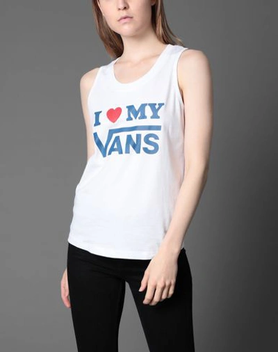 Vans Tank Tops In White