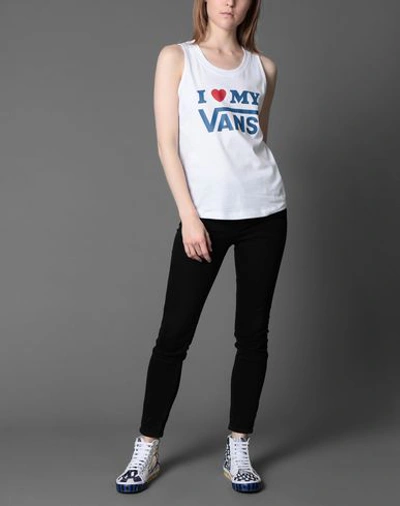 Vans Tank Tops In White