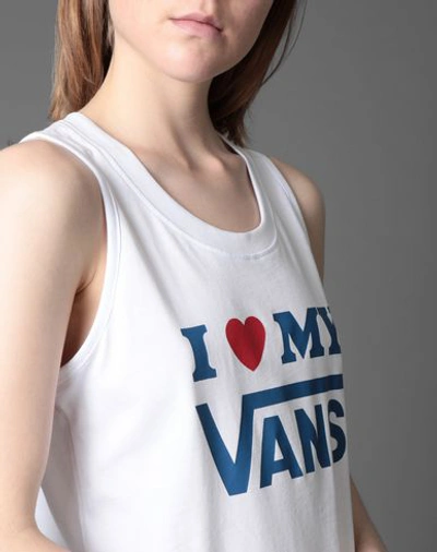 Vans Tank Tops In White