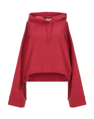 Shop Cheap Monday Hooded Sweatshirt In Red