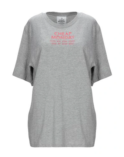 Shop Cheap Monday T-shirt In Grey