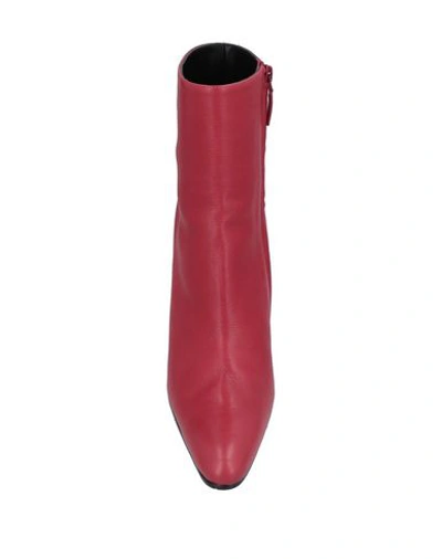 Shop Balenciaga Ankle Boot In Red