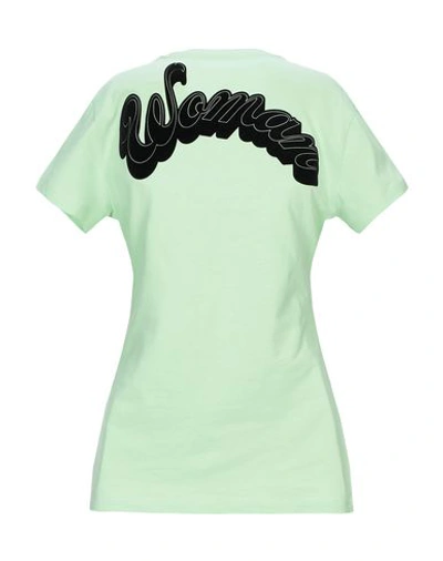 Shop Off-white T-shirt In Light Green
