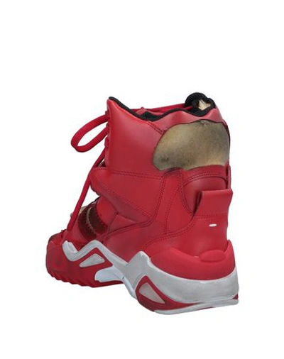 Shop Maison Margiela Sneakers In Red