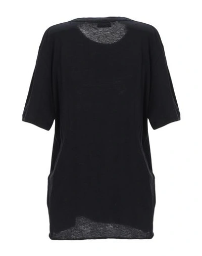 Shop Saint Laurent Woman T-shirt Black Size S Cotton