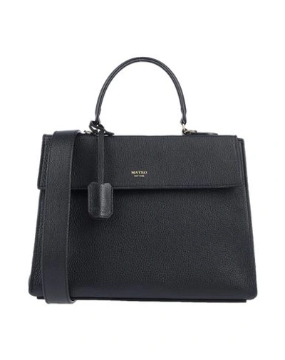 Shop Mateo New York Handbag In Black