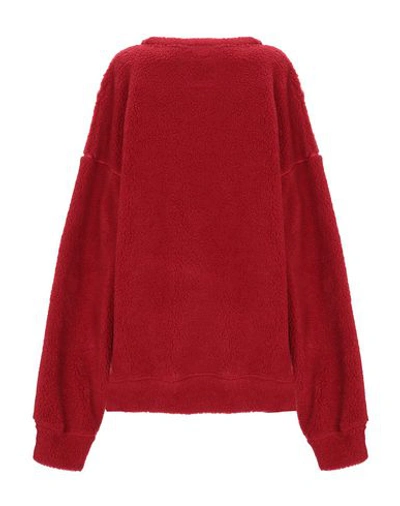 Shop Sundek Woman Sweatshirt Red Size Xxl Polyester, Acrylic