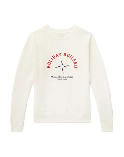 Shop Holiday Boileau Sweatshirt In White
