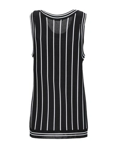 Shop Balmain Tank Top In Black