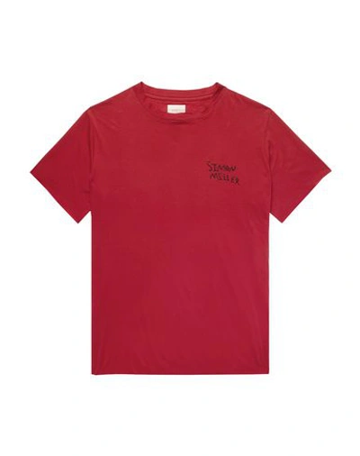 Shop Simon Miller T-shirt In Red