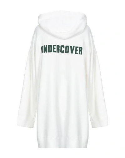 Shop Undercover Hooded Sweatshirt In White