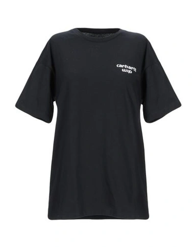 Shop Carhartt T-shirt In Black