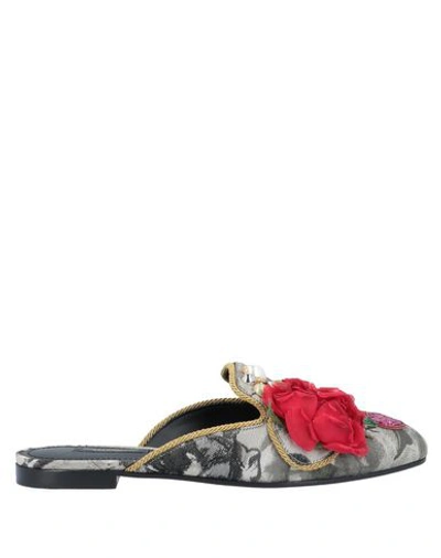 Shop Dolce & Gabbana Mules & Clogs In Military Green