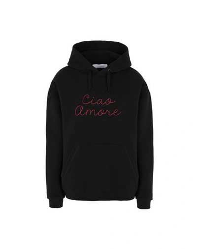 Shop Giada Benincasa Hooded Sweatshirt In Black