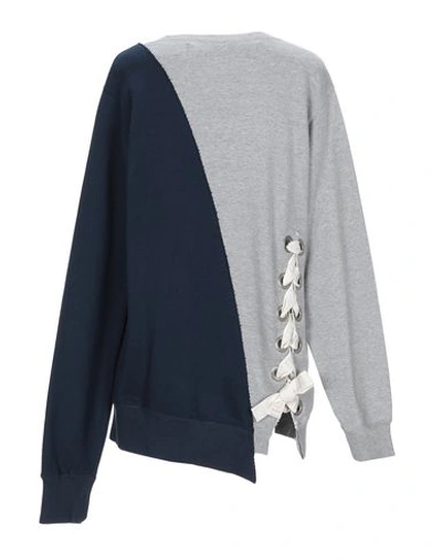 Shop Miharayasuhiro Modified Man Sweatshirt Midnight Blue Size Onesize Cotton