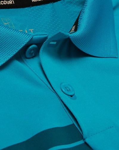 Shop Nike Polo Shirt In Turquoise