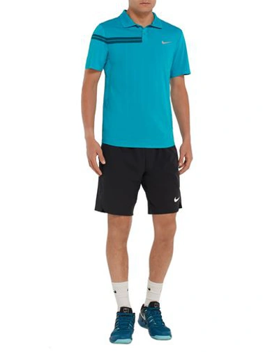 Shop Nike Polo Shirt In Turquoise
