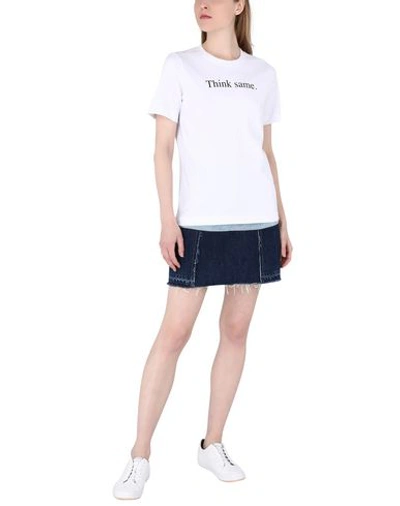 Shop Ksenia Schnaider T-shirts In White