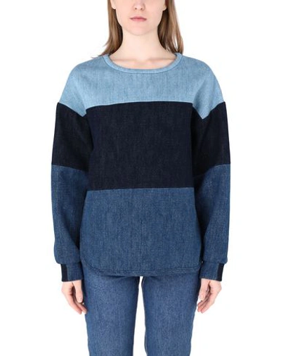 Shop Ksenia Schnaider Sweatshirts In Blue