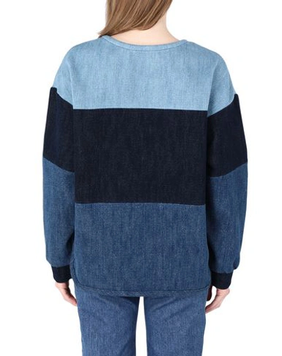 Shop Ksenia Schnaider Sweatshirts In Blue
