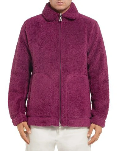 Shop Albam Sweatshirt In Garnet