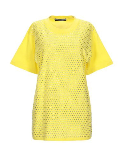Shop Marco Bologna T-shirt In Yellow