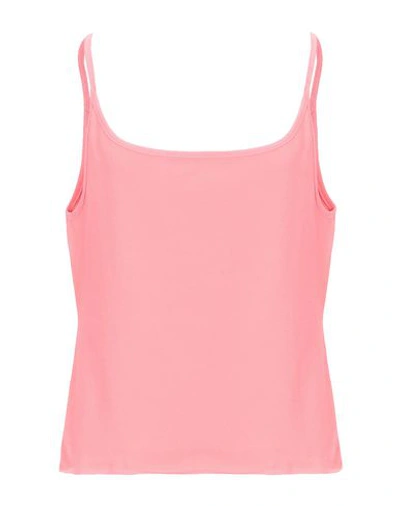 Shop Anneclaire Tank Top In Coral