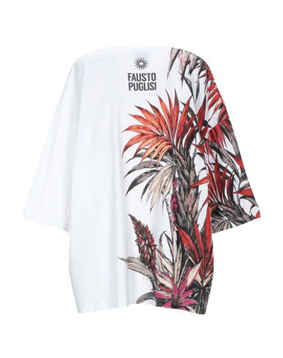 Shop Fausto Puglisi T-shirt In White