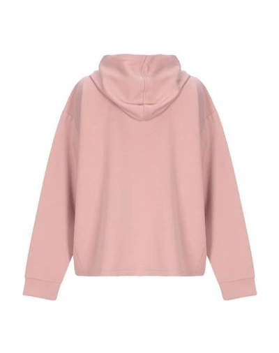 Shop Fred Perry Hooded Sweatshirt In Pastel Pink