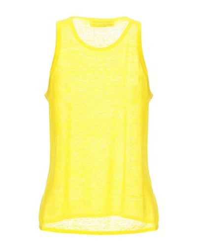 Shop Pringle Of Scotland T-shirt In Yellow