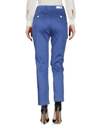Shop Jeckerson Casual Pants In Blue