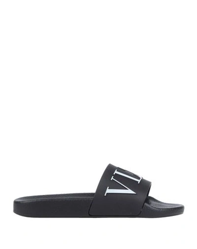 Shop Valentino Garavani Woman Sandals Black Size 5 Rubber