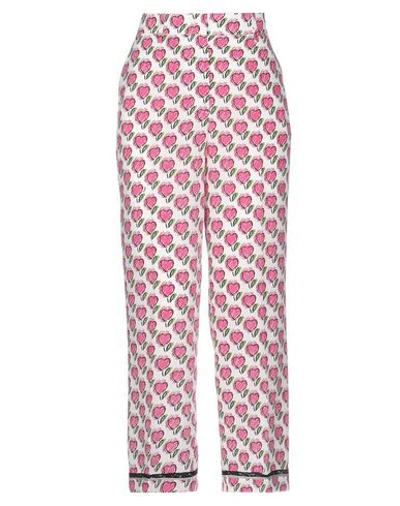 Shop Prada Casual Pants In Pink