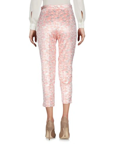 Shop Alessandro Dell'acqua Cropped Pants & Culottes In Salmon Pink