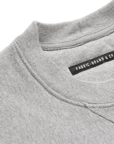 Shop Fabric Brand & Co. Sweatshirt In Light Grey