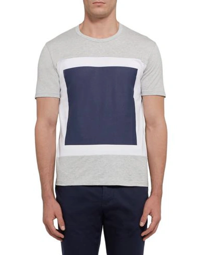 Shop Aloye T-shirts In Light Grey
