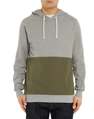 Shop Arpenteur Hooded Sweatshirt In Grey