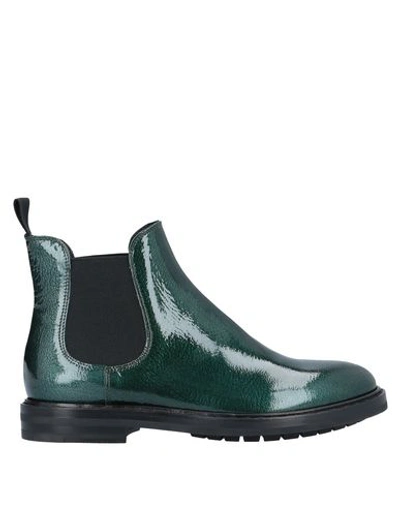Shop Agl Attilio Giusti Leombruni Ankle Boot In Emerald Green