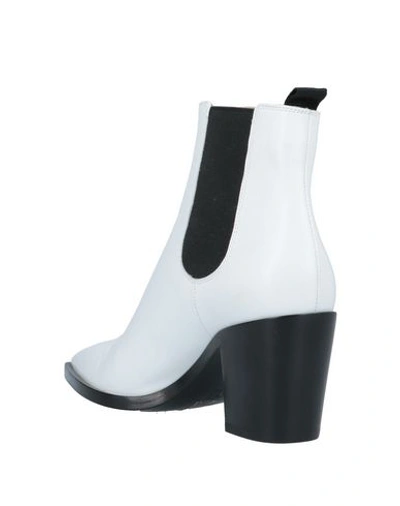 Shop Gianvito Rossi Ankle Boots In White
