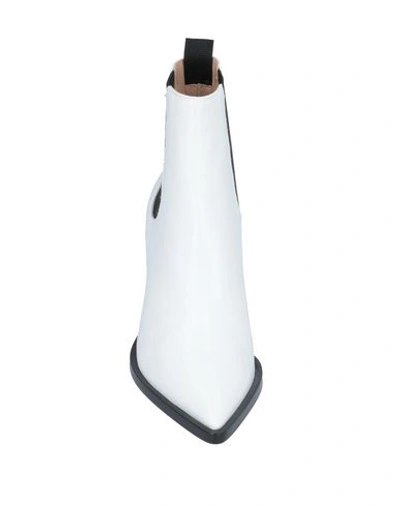 Gianvito Rossi Ankle Boots In White