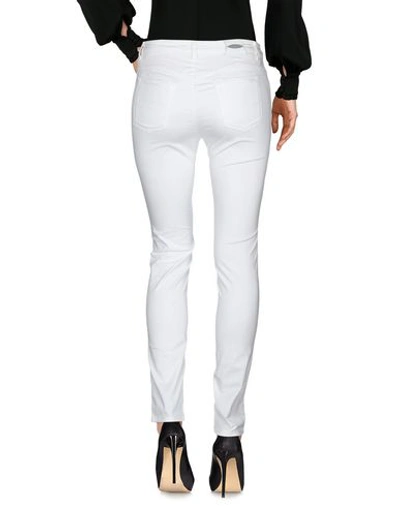 Shop Tru Trussardi Woman Pants Ivory Size 27 Cotton, Elastane In White