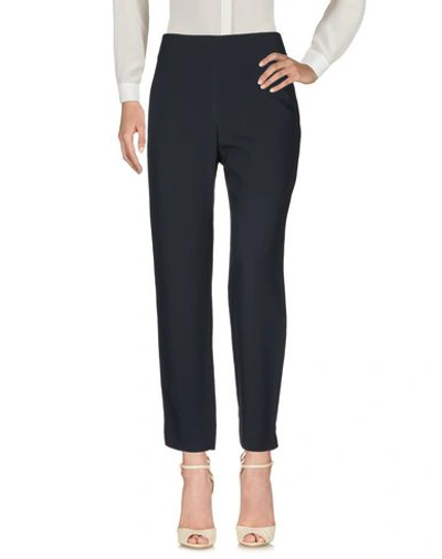 Shop Mantù Casual Pants In Dark Blue