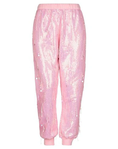 Shop Ashish Casual Pants In Pink