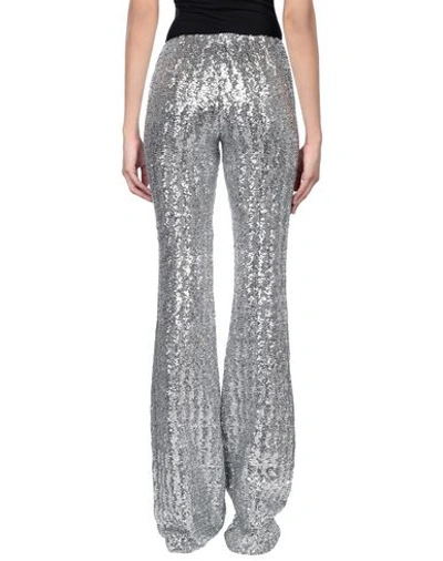 Shop Michael Kors Casual Pants In Silver