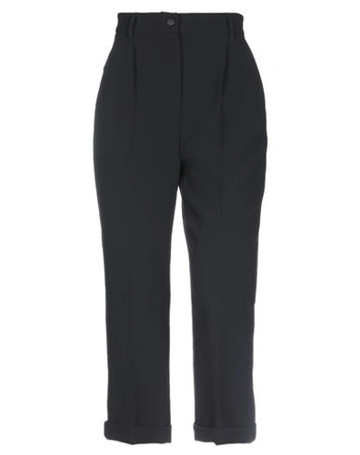 Shop Dolce & Gabbana Woman Pants Black Size 2 Virgin Wool, Elastane