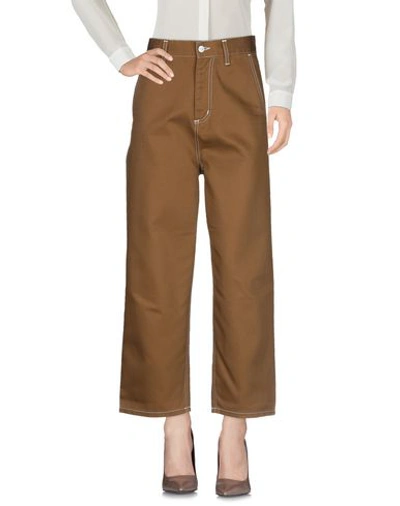 Shop Carhartt Pants In Brown